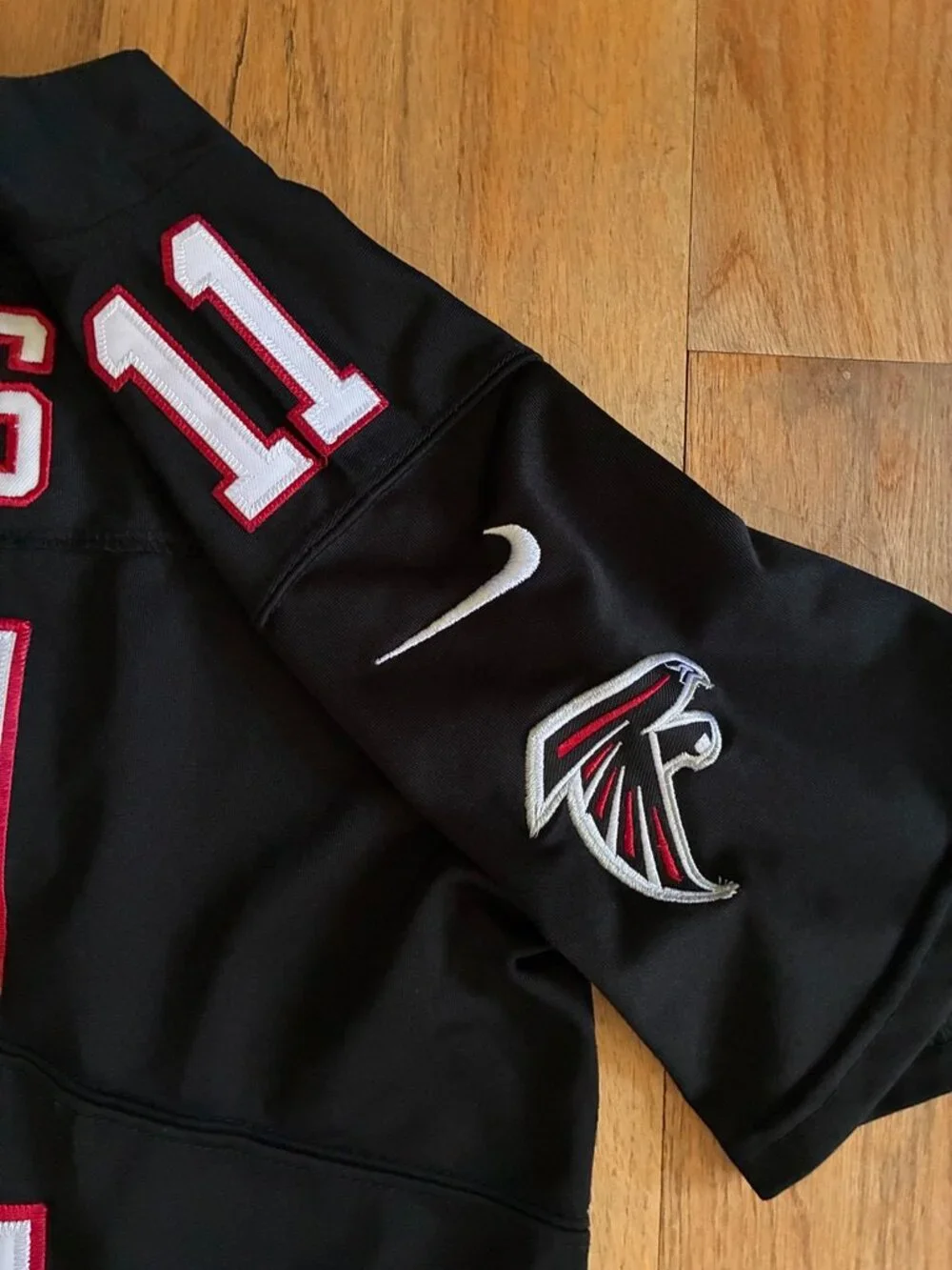 Nike Julio Jones #11 Atlanta Falcons NFL 100 Youth L Black Jersey